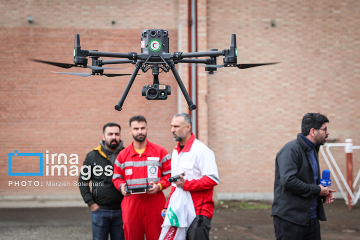 پیوستن پهپادی جمعیت هلال احمر