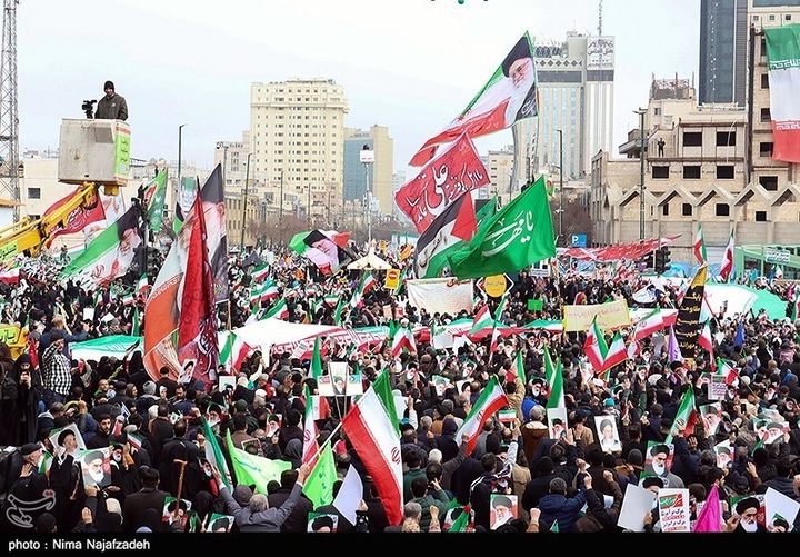 راهپیمایی 22 بهمن در مشهد