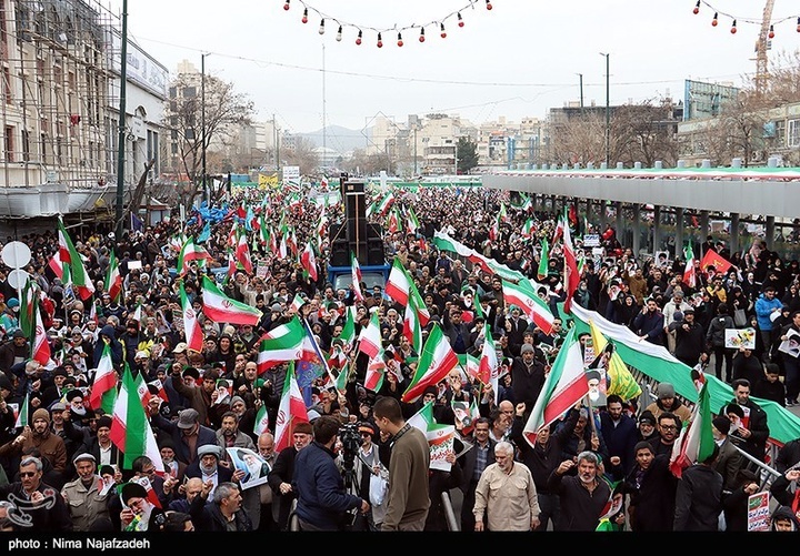 راهپیمایی 22 بهمن در مشهد