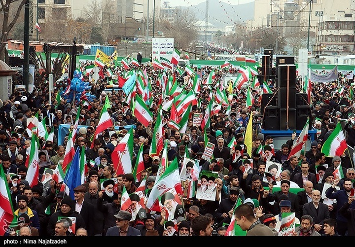 راهپیمایی 22 بهمن در مشهد