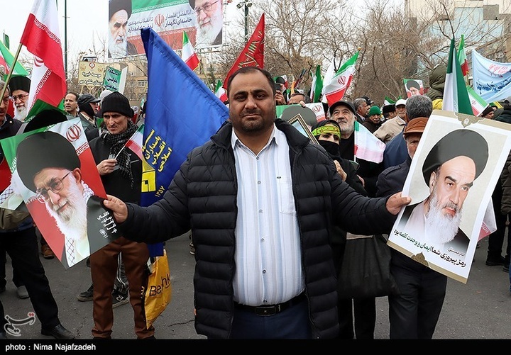 راهپیمایی 22 بهمن در مشهد