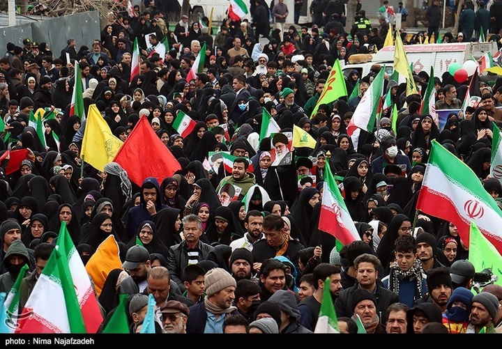 راهپیمایی 22 بهمن در مشهد