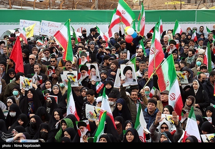 راهپیمایی 22 بهمن در مشهد