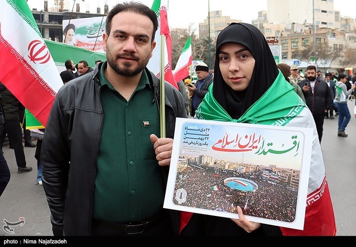 راهپیمایی 22 بهمن در مشهد