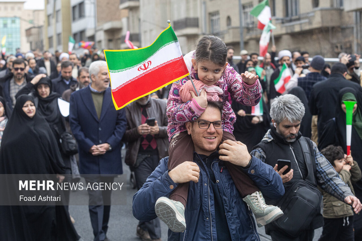 راهپیمایی ۲۲ بهمن در تهران - ۱