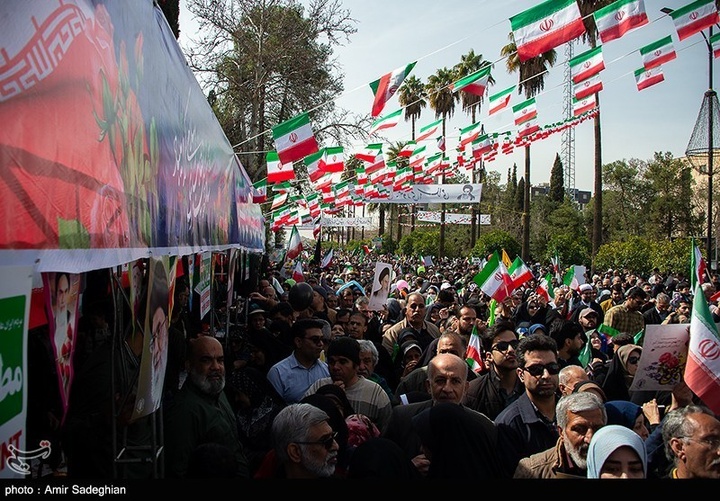 راهپیمایی ۲۲ بهمن در شیراز