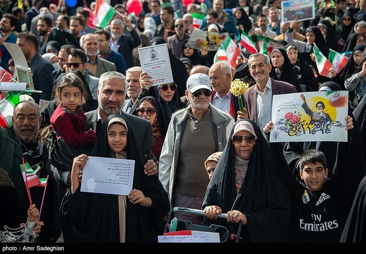 راهپیمایی ۲۲ بهمن در شیراز