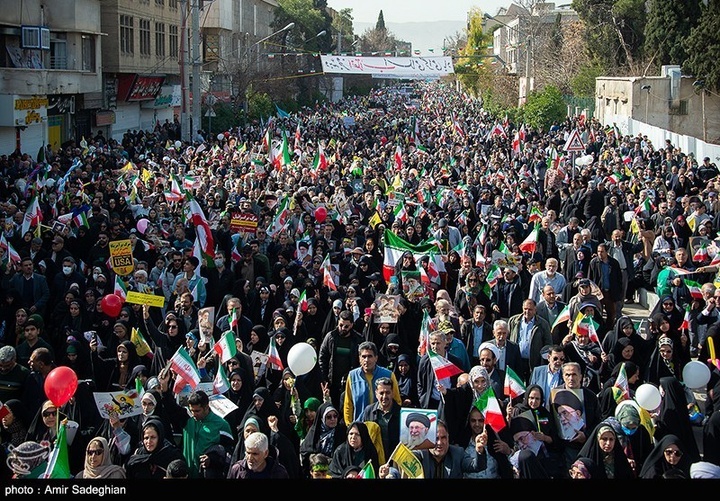 راهپیمایی ۲۲ بهمن در شیراز