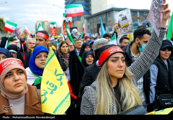 تصاویر منتخب راهپیمایی 22 بهمن