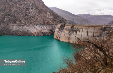وضعیت آب سد کرج در زمستان ۱۴۰۲ و ۱۴۰۴