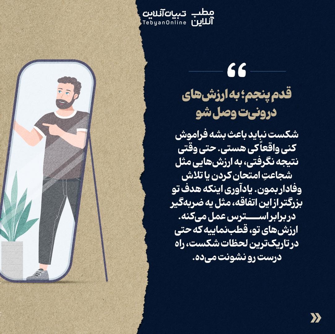 فرمول تبدیل شکست به سکوی پرتاب!