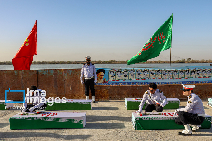 ورود پیکر شهدای دفاع مقدس