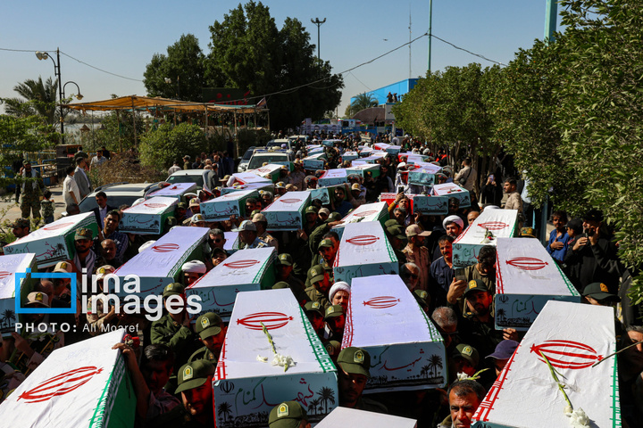 ورود پیکر شهدای دفاع مقدس