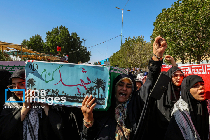 ورود پیکر شهدای دفاع مقدس