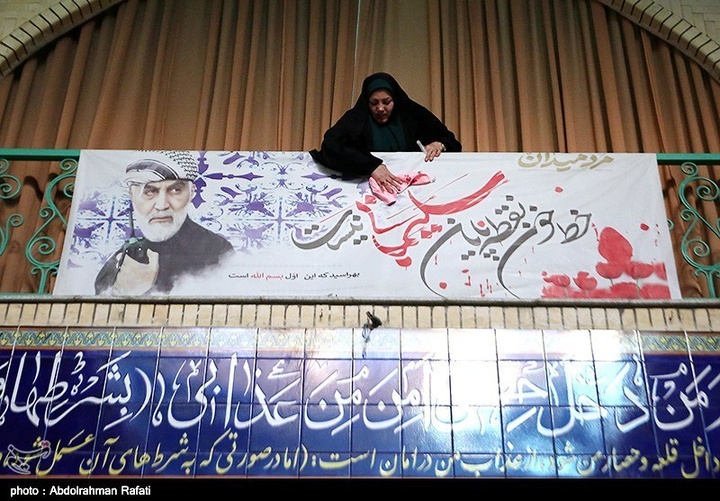 غبارروبی مساجد در آستانه ماه مبارک رمضان - همدان