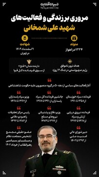 مروری بر زندگی و فعالیت‌های شهید علی شمخانی