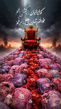 که ایرانیان را به کشتن دهم / خود اندر جهان تاج بر سر نهم