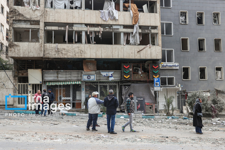 حمله هوایی به میدان نیلوفر تهران