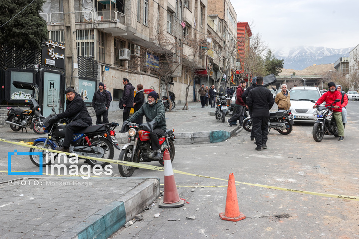 حمله هوایی به میدان نیلوفر تهران