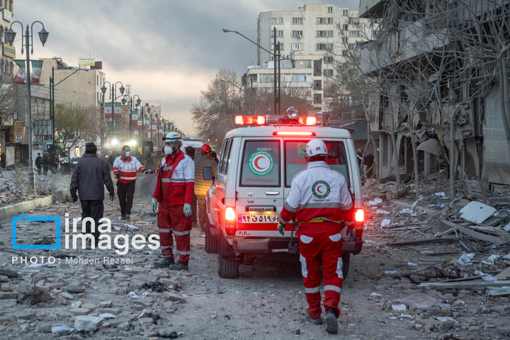 حمله هوایی به خیابان کارگر جنوبی تهران