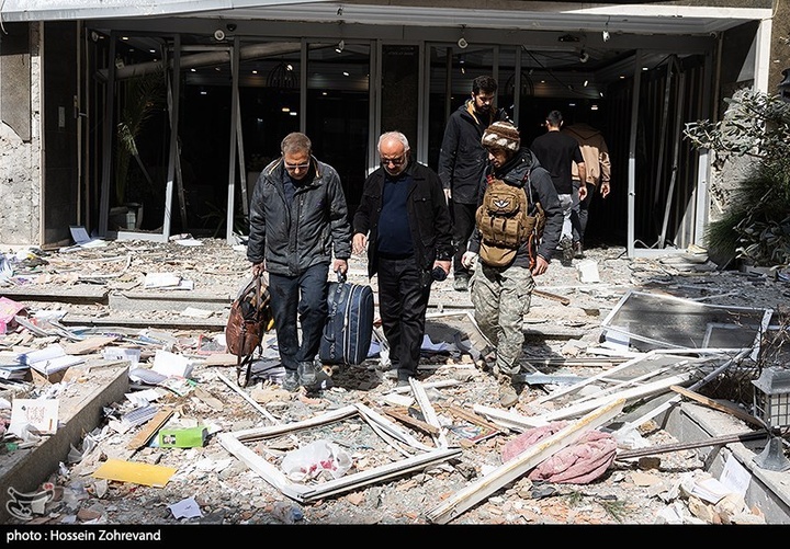 حمله آمریکا و رژیم صهیونیستی به شهرک مسکونی در تهران