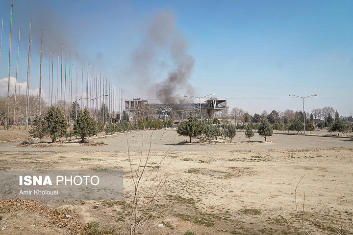 تجاوز هوایی آمریکا و رژیم صهیونیستی به ورزشگاه ۱۲هزار نفری آزادی