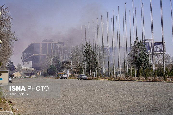 تجاوز هوایی آمریکا و رژیم صهیونیستی به ورزشگاه ۱۲هزار نفری آزادی