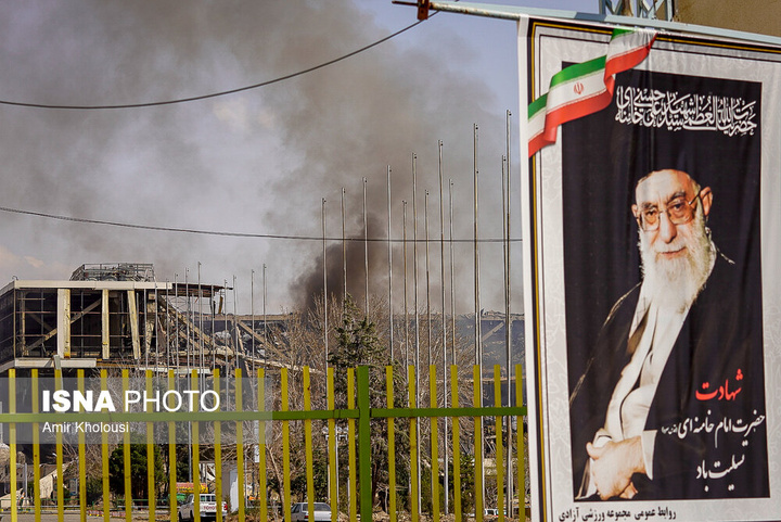 تجاوز هوایی آمریکا و رژیم صهیونیستی به ورزشگاه ۱۲هزار نفری آزادی