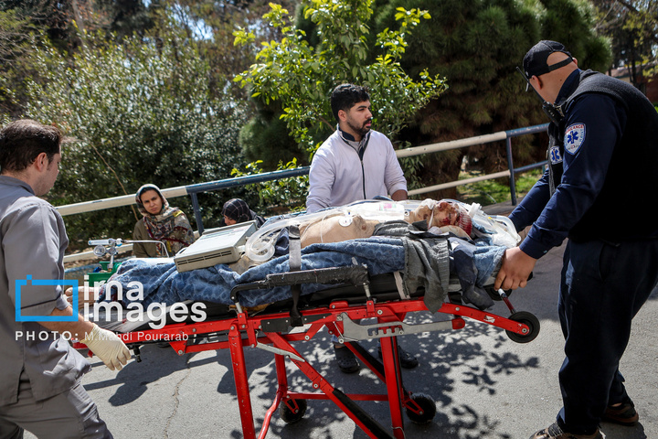 مجروحین حمله هوایی آمریکا و رژیم صهیونیستی به تهران