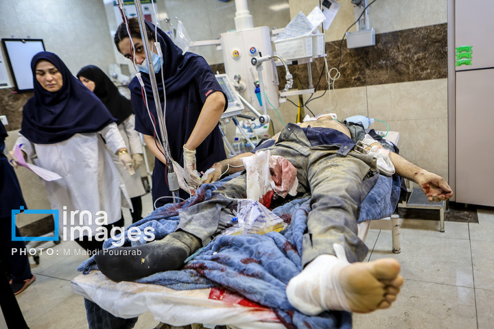 مجروحین حمله هوایی آمریکا و رژیم صهیونیستی به تهران