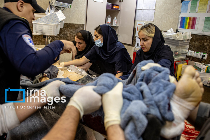 مجروحین حمله هوایی آمریکا و رژیم صهیونیستی به تهران