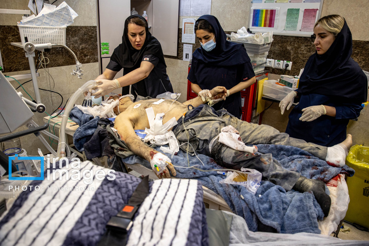 مجروحین حمله هوایی آمریکا و رژیم صهیونیستی به تهران
