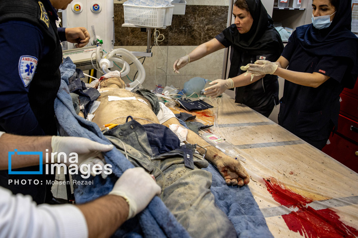 مجروحین حمله هوایی آمریکا و رژیم صهیونیستی به تهران