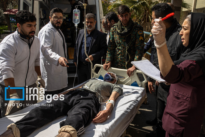 مجروحین حمله هوایی آمریکا و رژیم صهیونیستی به تهران