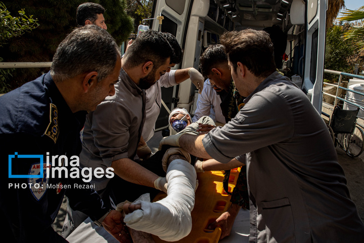 مجروحین حمله هوایی آمریکا و رژیم صهیونیستی به تهران