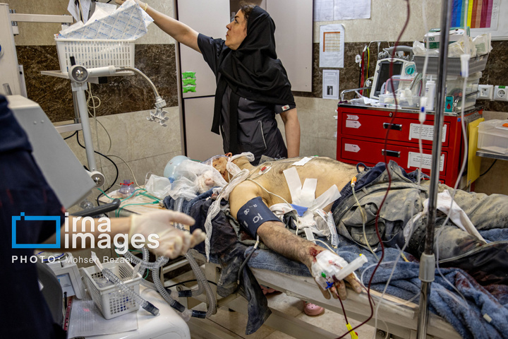 مجروحین حمله هوایی آمریکا و رژیم صهیونیستی به تهران