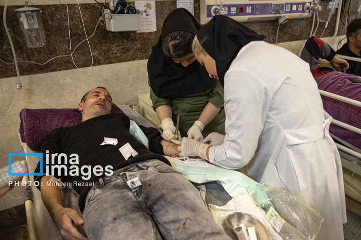 مجروحین حمله هوایی آمریکا و رژیم صهیونیستی به تهران