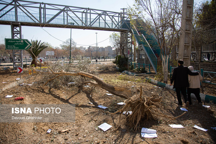 خسارات ناشی از تجاوز هوایی آمریکا و رژیم صهیونیستی به ایران - تهران