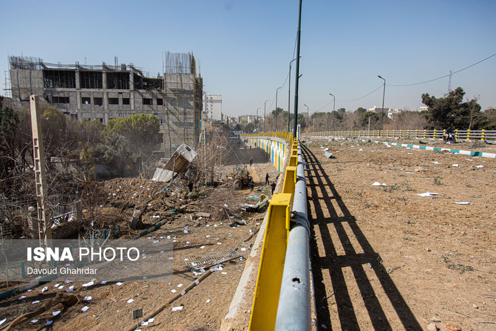 خسارات ناشی از تجاوز هوایی آمریکا و رژیم صهیونیستی به ایران - تهران