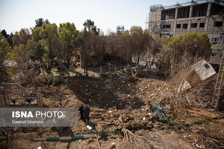 خسارات ناشی از تجاوز هوایی آمریکا و رژیم صهیونیستی به ایران - تهران