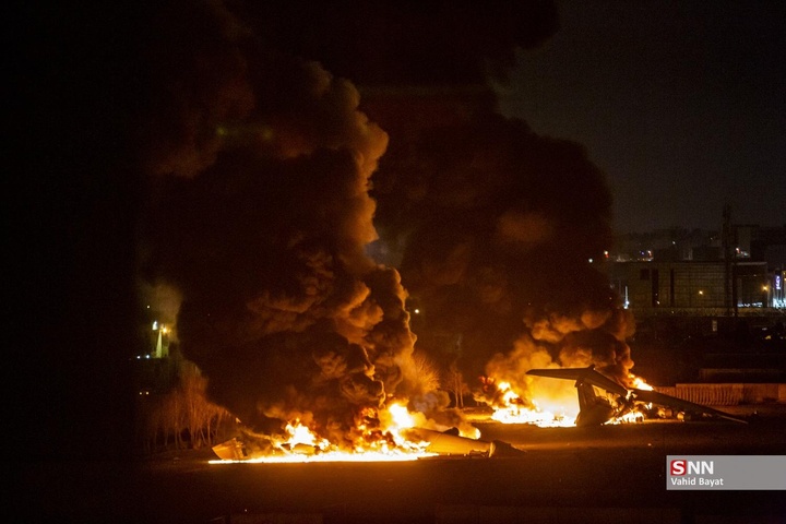 حمله موشکی آمریکایی - صهیونیستی به مناطقی از غرب تهران