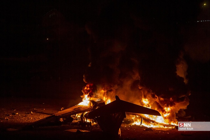 حمله موشکی آمریکایی - صهیونیستی به مناطقی از غرب تهران