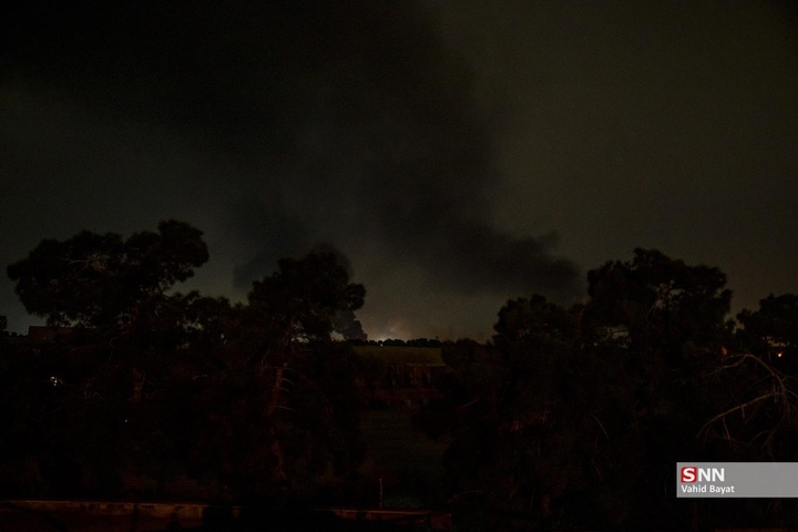 حمله موشکی آمریکایی - صهیونیستی به مناطقی از غرب تهران