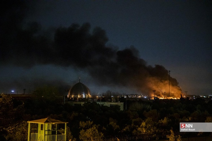 حمله موشکی آمریکایی - صهیونیستی به مناطقی از غرب تهران