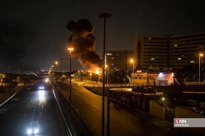 حمله موشکی آمریکایی - صهیونیستی به مناطقی از غرب تهران