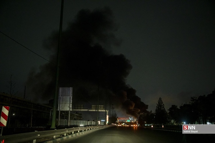 حمله موشکی آمریکایی - صهیونیستی به مناطقی از غرب تهران