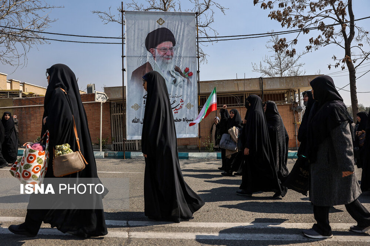 راهپیمایی مردم تهران در اعلام انزجار از جنایات آمریکا و رژیم صهیونیستی