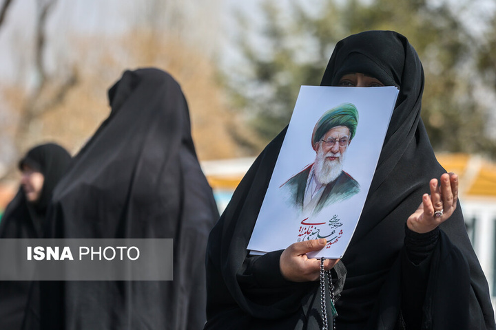 راهپیمایی مردم تهران در اعلام انزجار از جنایات آمریکا و رژیم صهیونیستی