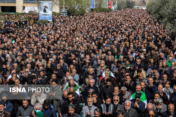 راهپیمایی مردم تهران در اعلام انزجار از جنایات آمریکا و رژیم صهیونیستی