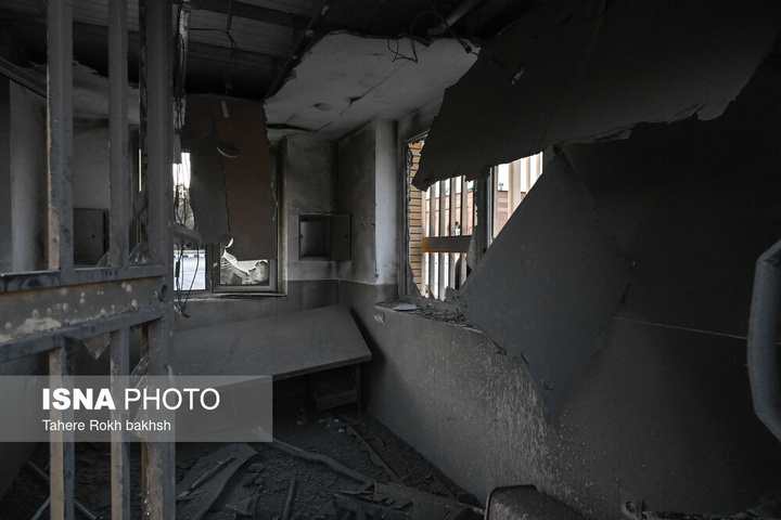 خسارات ناشی از تجاوز هوایی آمریکا و رژیم صهیونیستی به ایران - شیراز